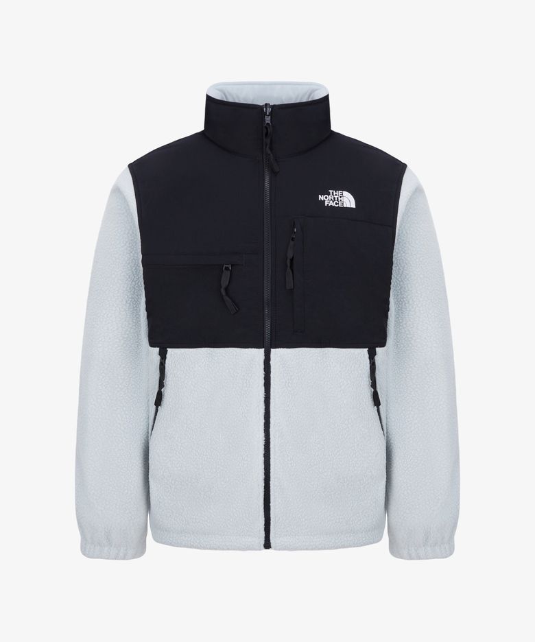 NJ4FS50B 남성 데날리 윈드 플리스 자켓 SILVER GRAY