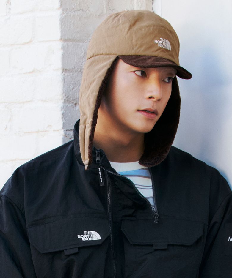 NE3CS56L 왁스드 코튼 이어머프 캡 CAMEL