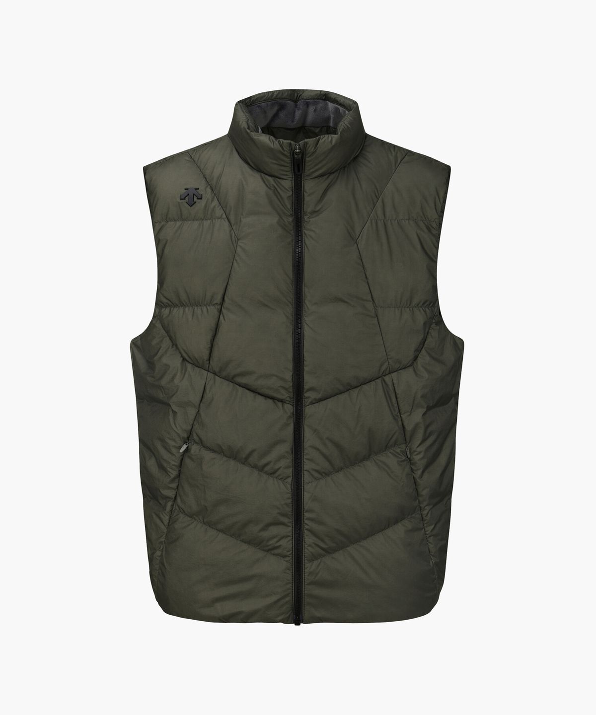 데상트 골프(DESCENTE GOLF) 아크먼트(ACMT) 남성 라이트 다운 베스트 카키 DR41MFDVO6