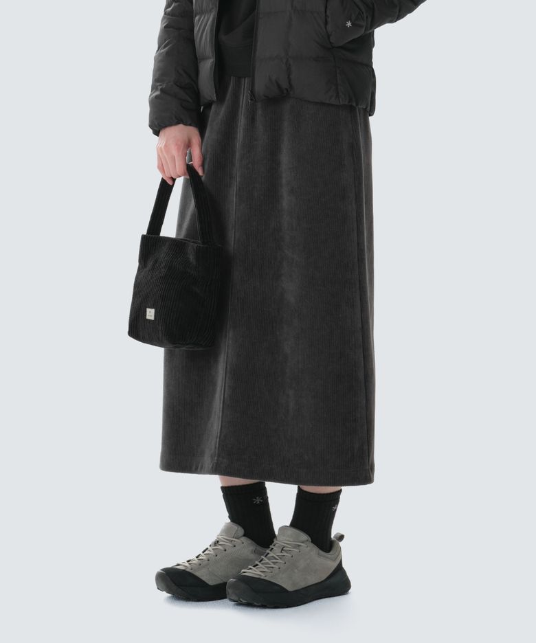 코듀로이 스커트 (S26WWFSK75) Dark Charcoal