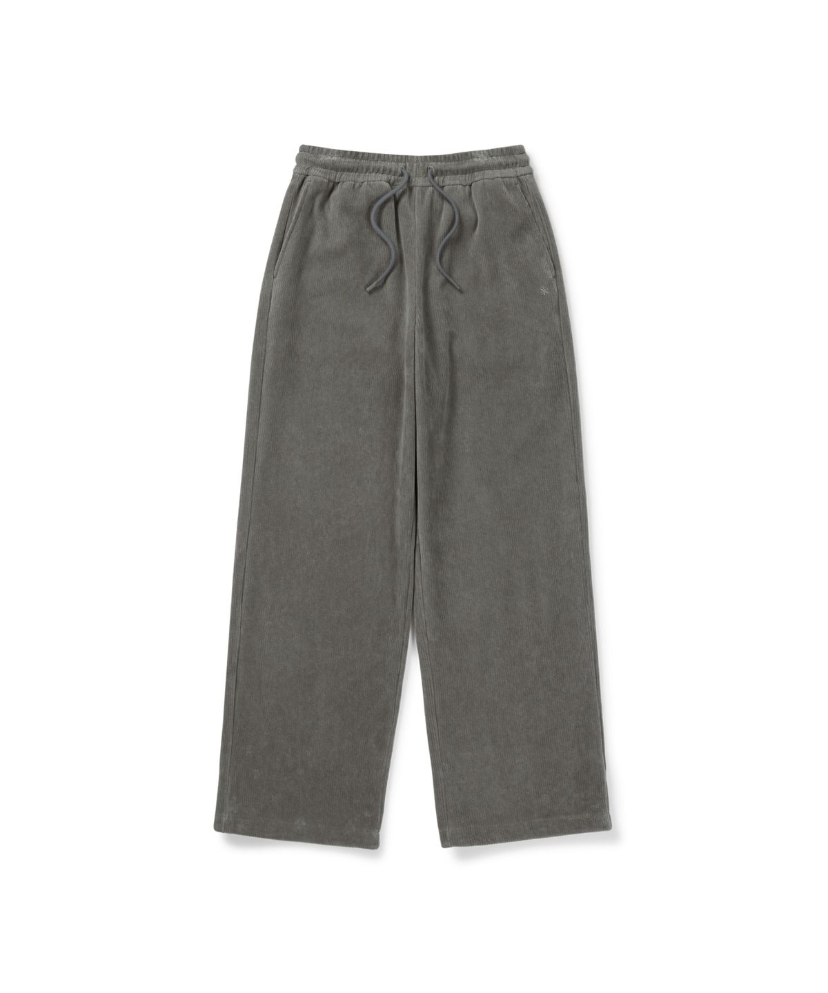 스노우피크 어패럴(SNOWPEAK APPAREL) 코듀로이 여성 세미 와이드 팬츠 (S26WWFFP73) Dark Gray