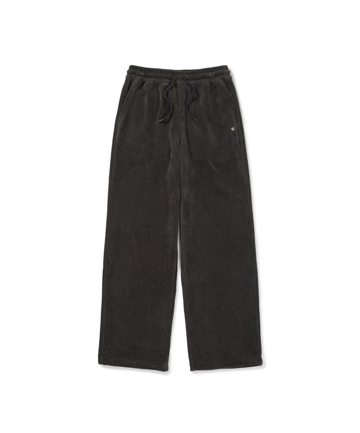 스노우피크 어패럴(SNOWPEAK APPAREL) 코듀로이 여성 세미 와이드 팬츠 (S26WWFFP73) Dark Charcoal