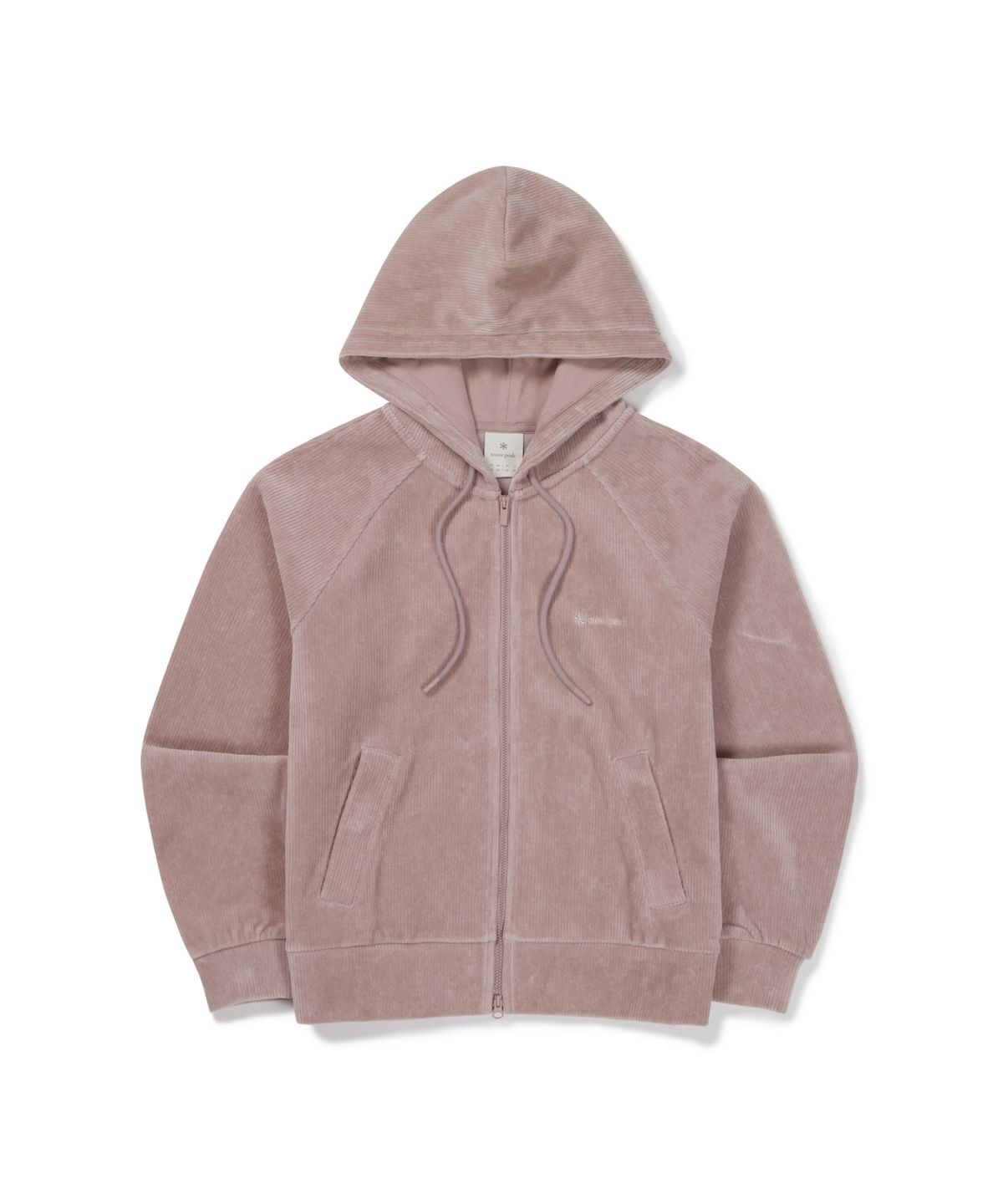 스노우피크 어패럴(SNOWPEAK APPAREL) 코듀로이 여성 세미크롭 후드 집업 (S26WWFFJ73) Rusty Pink