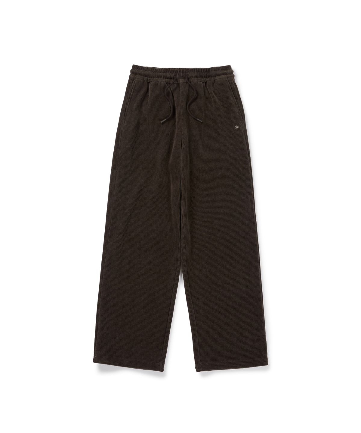 스노우피크 어패럴(SNOWPEAK APPAREL) 코듀로이 여성 세미 와이드 팬츠 (S26WWFFP73) Choco Brown