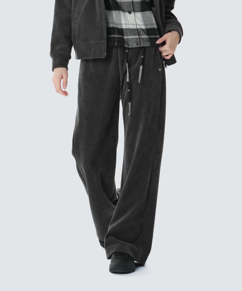 코듀로이 여성 부츠컷 팬츠 (S26WWFFP71) Dark Charcoal