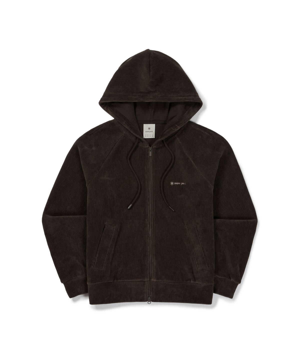 스노우피크 어패럴(SNOWPEAK APPAREL) 코듀로이 여성 세미크롭 후드 집업 (S26WWFFJ73) Choco Brown