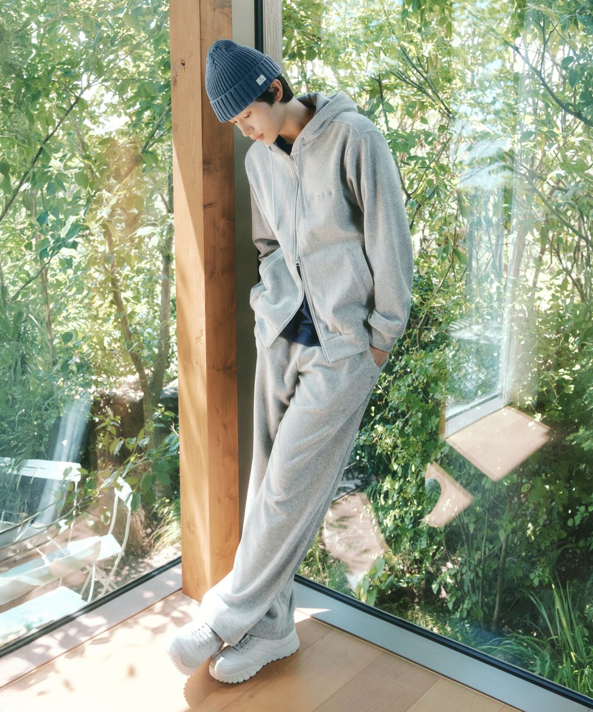 스노우피크 어패럴(SNOWPEAK APPAREL) 코듀로이 세미 와이드 팬츠 (S26WMFFP72) Melange Gray