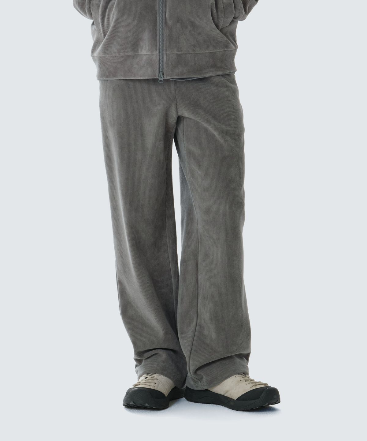 스노우피크 어패럴(SNOWPEAK APPAREL) 코듀로이 세미 와이드 팬츠 (S26WMFFP72) Dark Gray