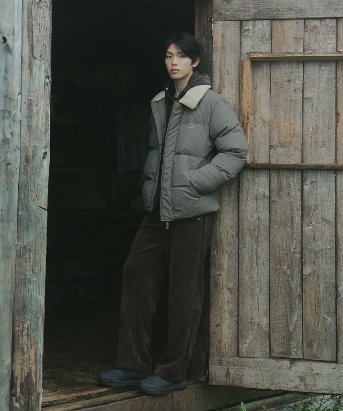 스노우피크 어패럴(SNOWPEAK APPAREL) 코듀로이 세미 와이드 팬츠 (S26WMFFP72) Choco Brown