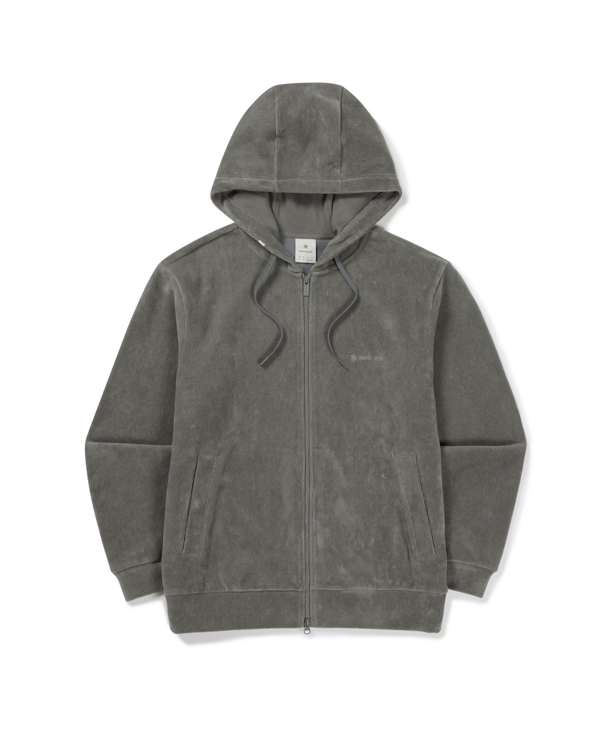 스노우피크 어패럴(SNOWPEAK APPAREL) 코듀로이 후드 집업 (S26WMFFJ72) Dark Gray