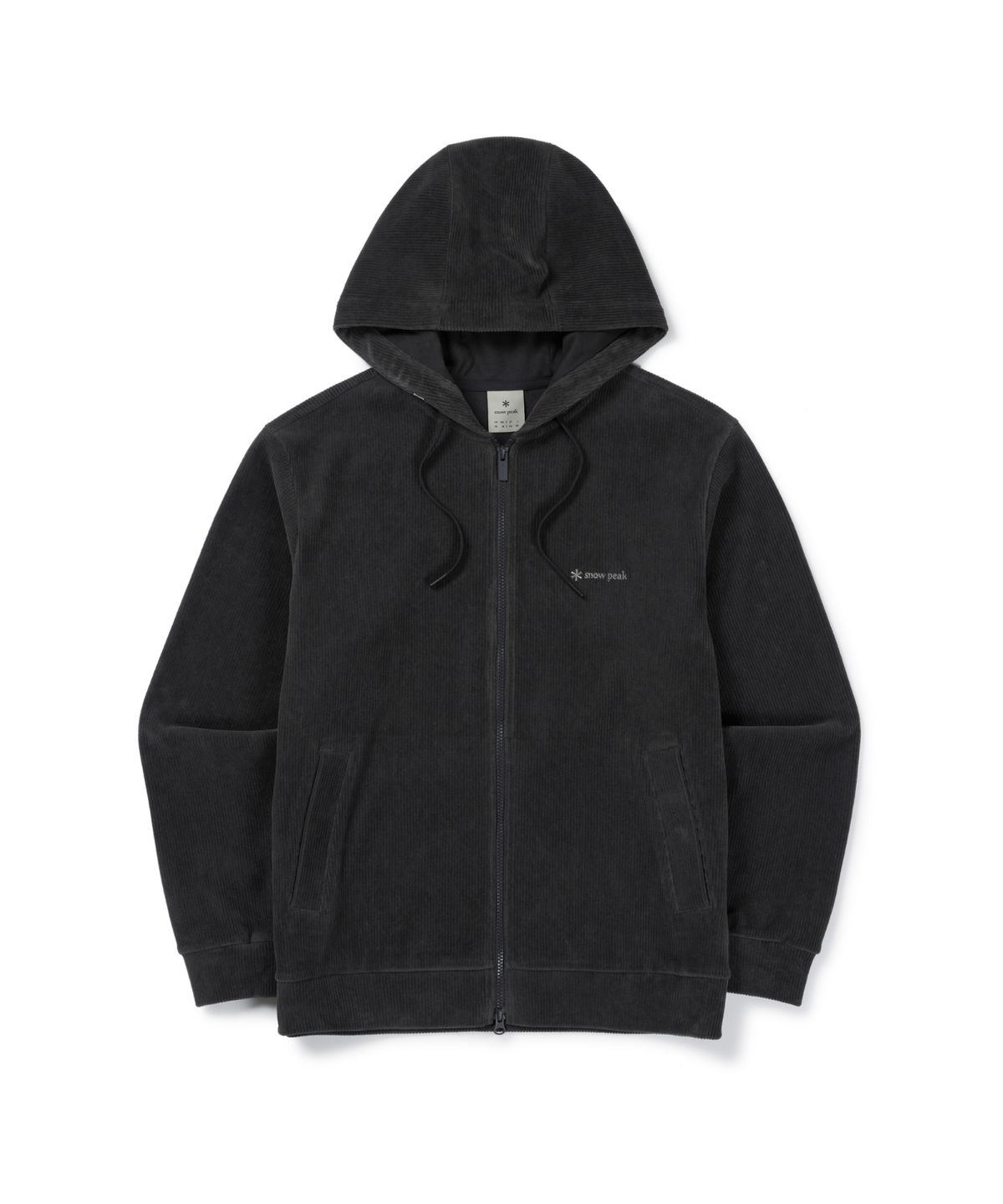 스노우피크 어패럴(SNOWPEAK APPAREL) 코듀로이 후드 집업 (S26WMFFJ72) Dark Charcoal