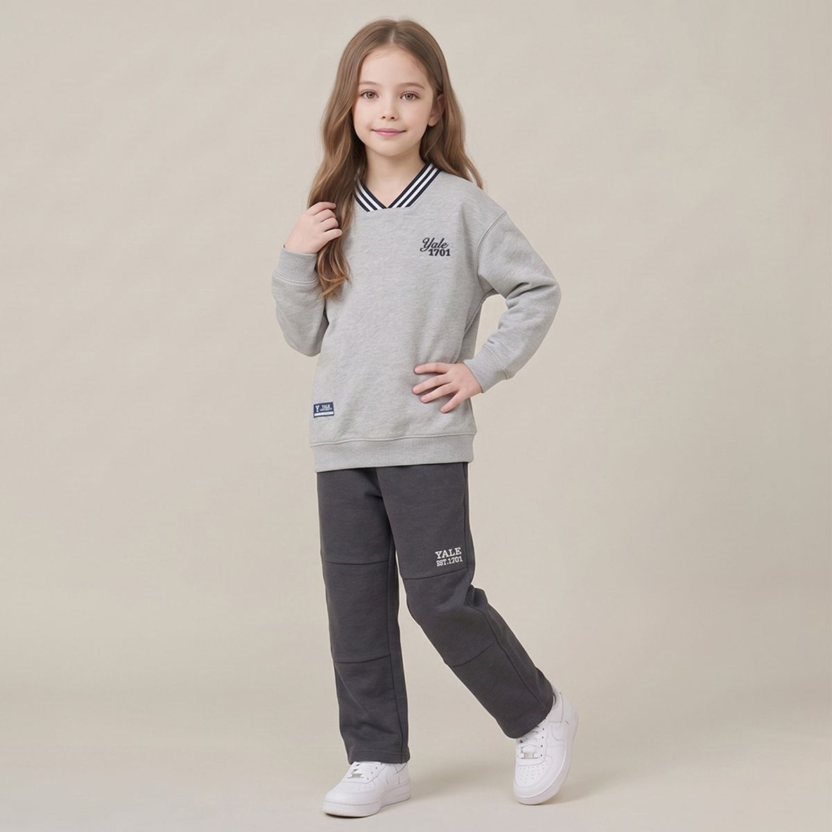 예일키즈(YALE KIDS) 파라슈트 맨투맨 셋업