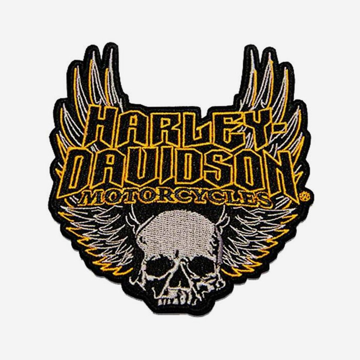 할리데이비슨(HARLEY-DAVIDSON) 우븐 윙드 스컬 스몰 엠블럼