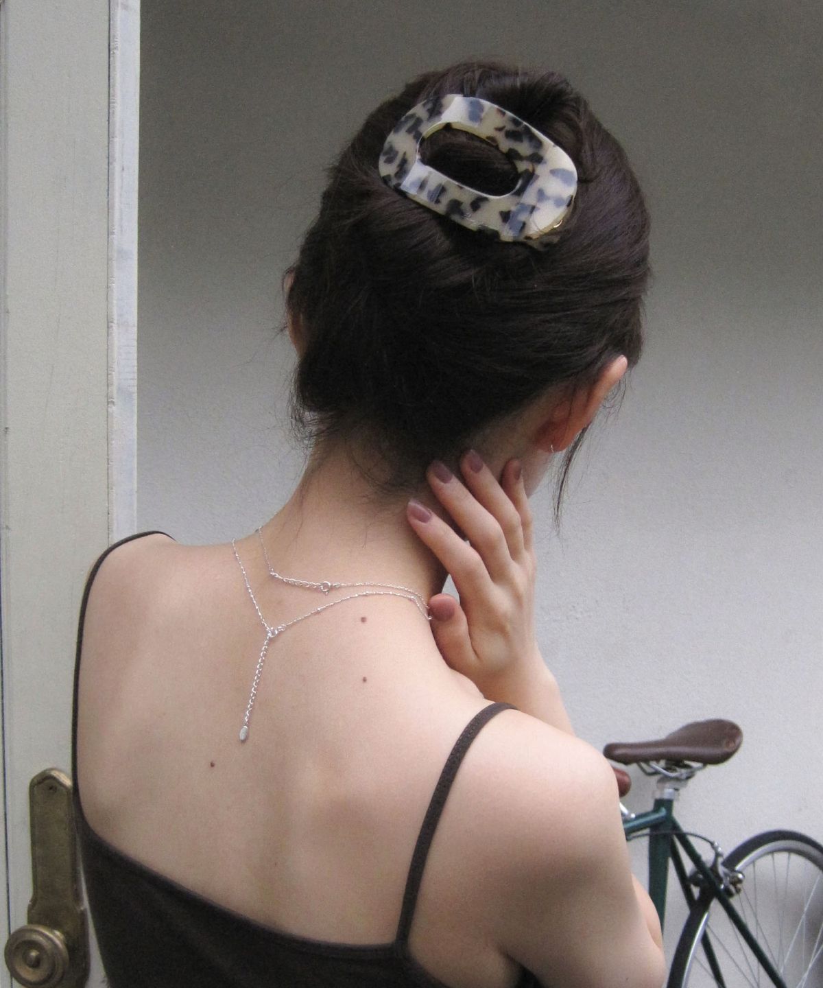 둥그런(DUNGEUREON) Bean Hair Clip (Leopard)