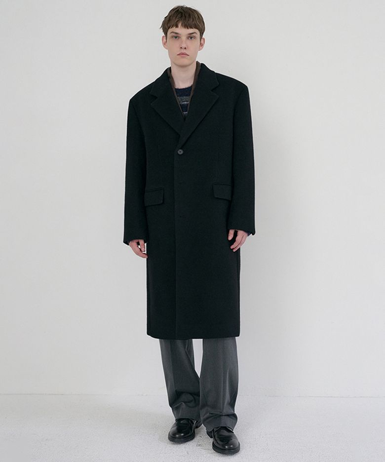 UNISEX BOXY TAILORED COAT_UDCO6D124_BLACK