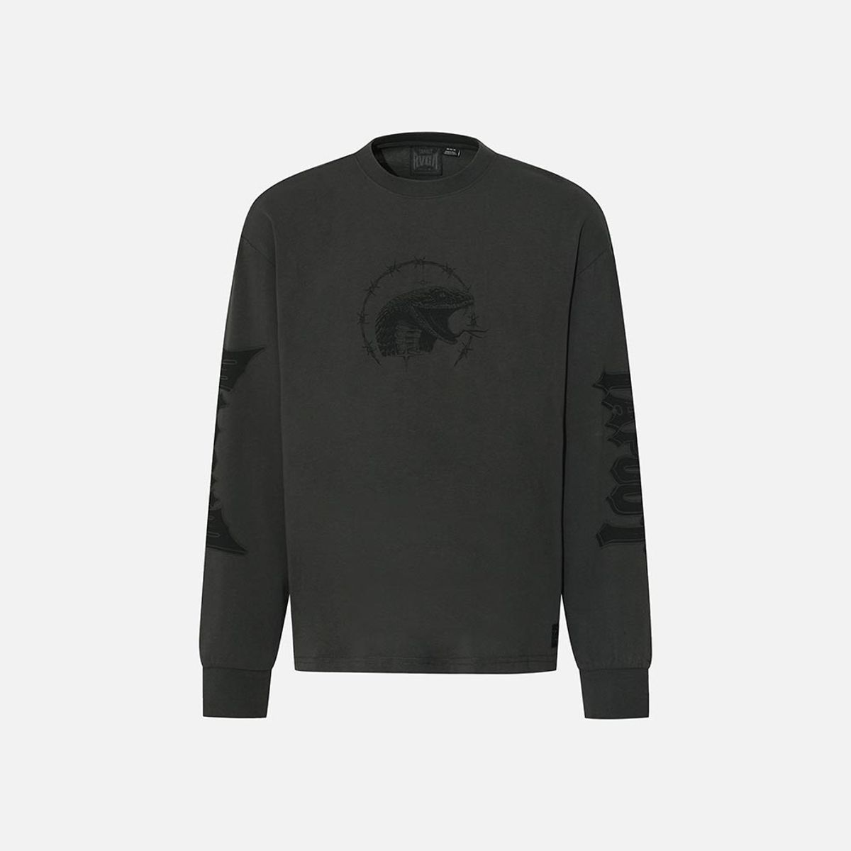 루카(RVCA) x Tapout 남성 HEAVYWEIGHT 긴팔 티셔츠 (VG31LT054BLK)