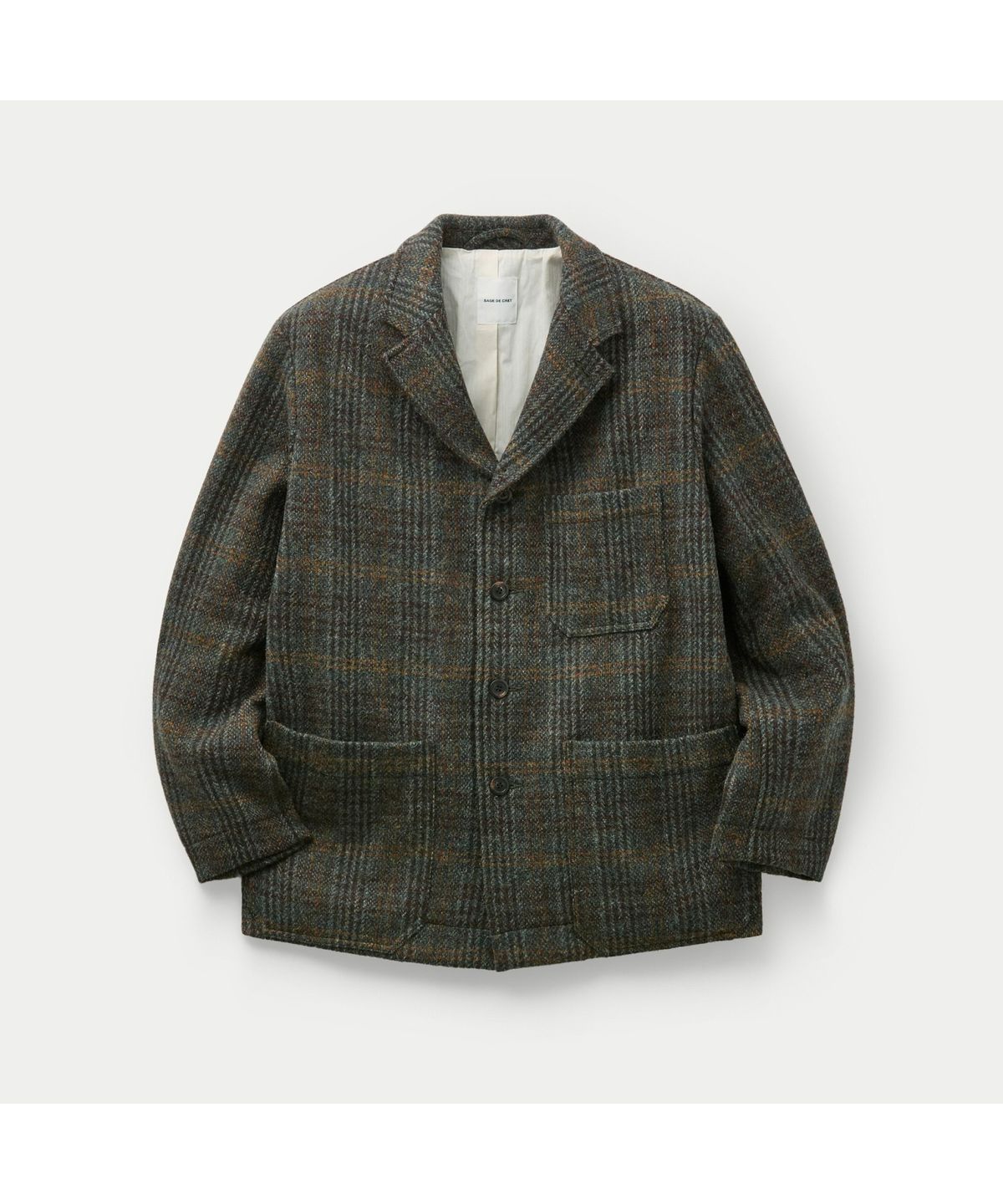 시리즈(SERIES) SAGE DE CRET Harris Tweed Four-button Coverall Jacket SVJAW26002GYX