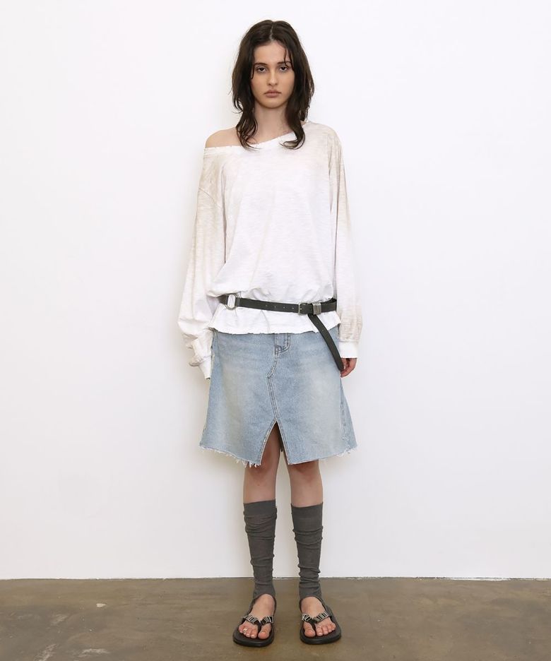SLUB WASHED TEE (WHITE)