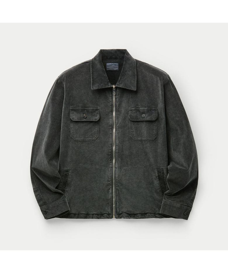 CROSSLEY WAFFLE CORDUROY FULL ZIP JACKET SOUAW26001CHX