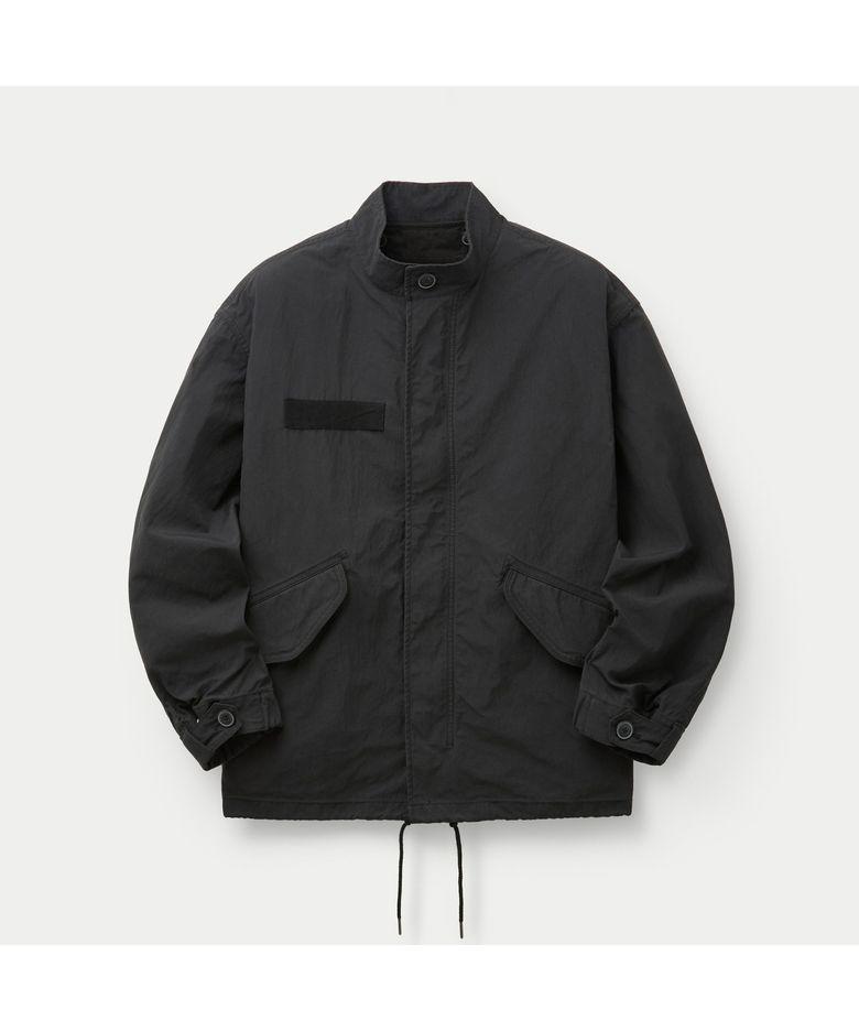 디테쳐블 숏 모즈 코트 SACAW26501BKX