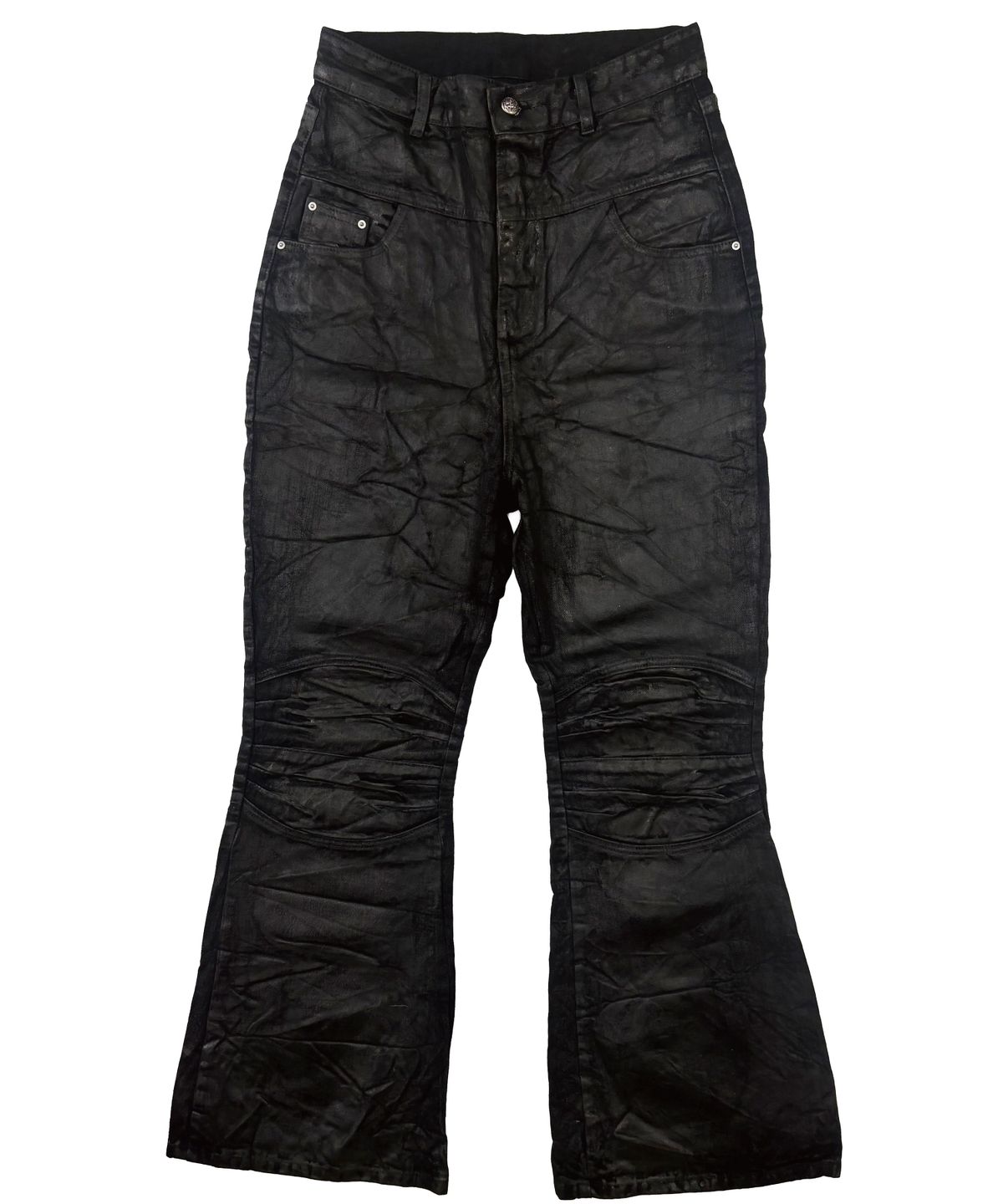 선데이오프클럽(SUNDAYOFFCLUB) Crackle Waxed Biker Jeans