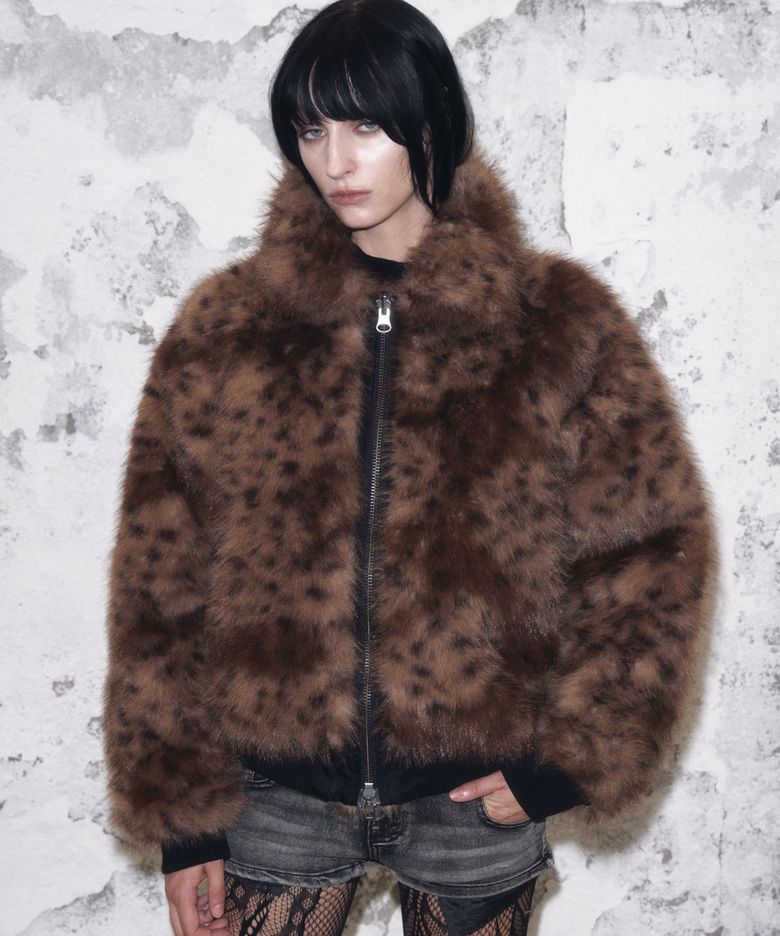 REVERSIBLE FUR MA-1 JUMPER (BLACK)