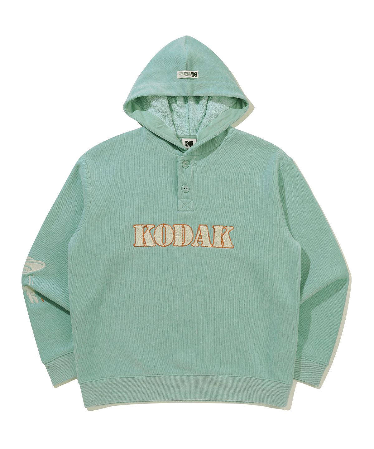 코닥(KODAK) 씨네라운지 코지 웜 후드 티셔츠 MINT