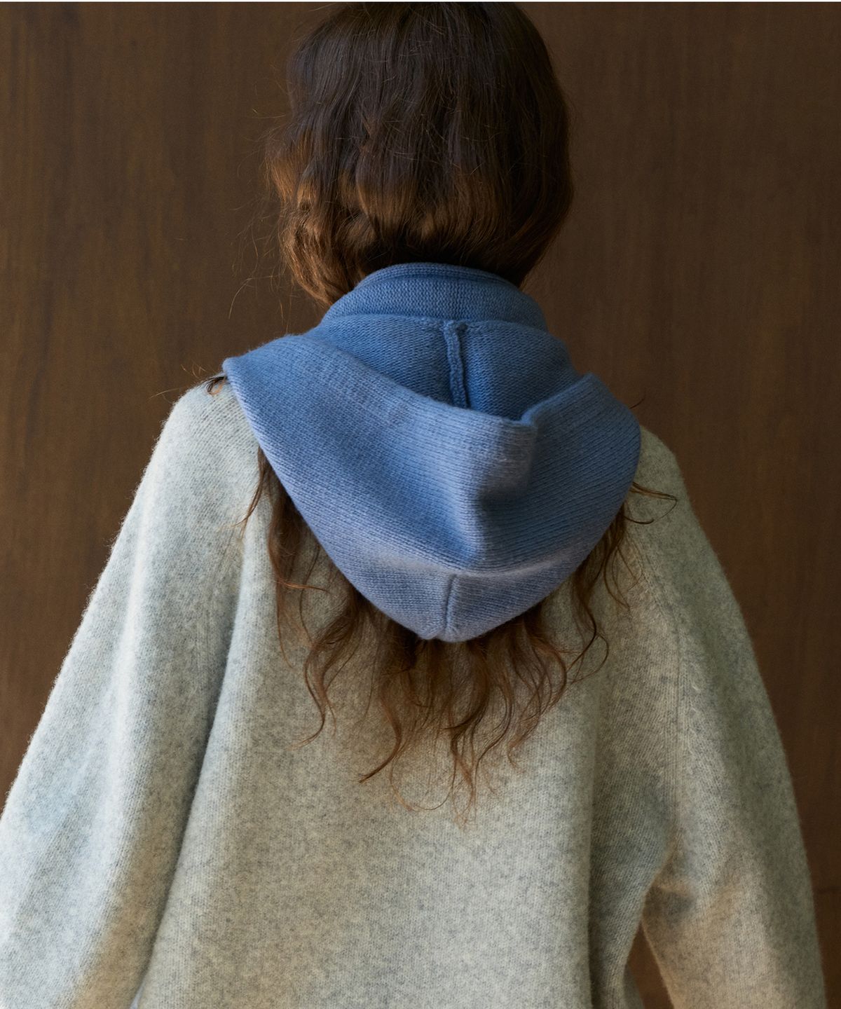 르바(LEVAR) Studio Wool Balaclava - Fog Blue
