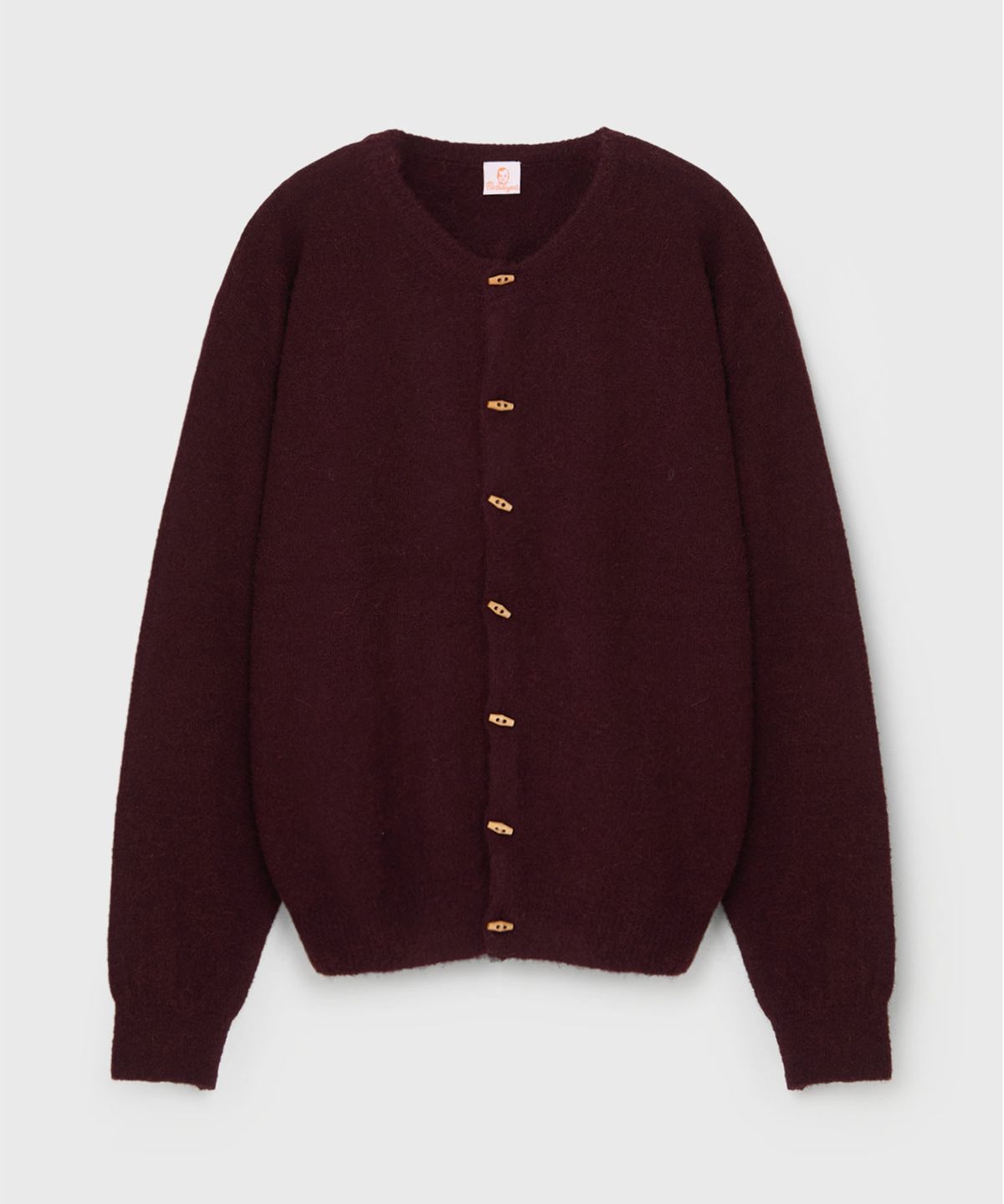 벌스데이수트(BIRTHDAYSUIT) SOFT ALPACA CARDIGAN (WINE)