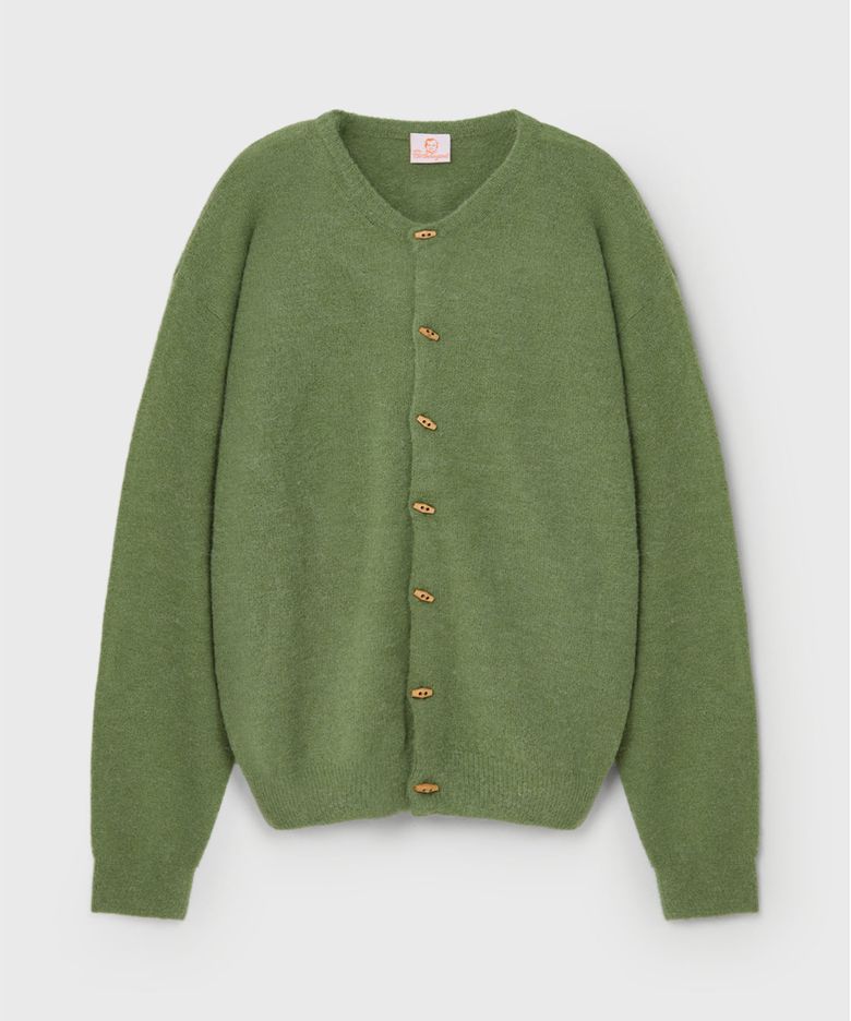 SOFT ALPACA CARDIGAN (CLOVER)