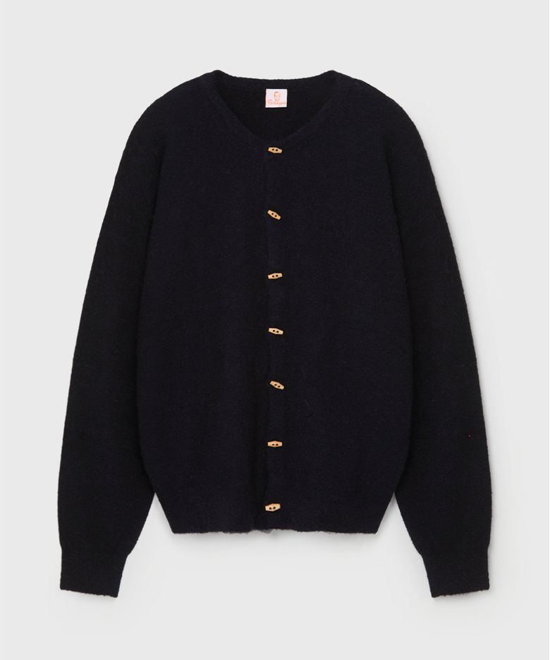 SOFT ALPACA CARDIGAN (BLUE NIGHT)