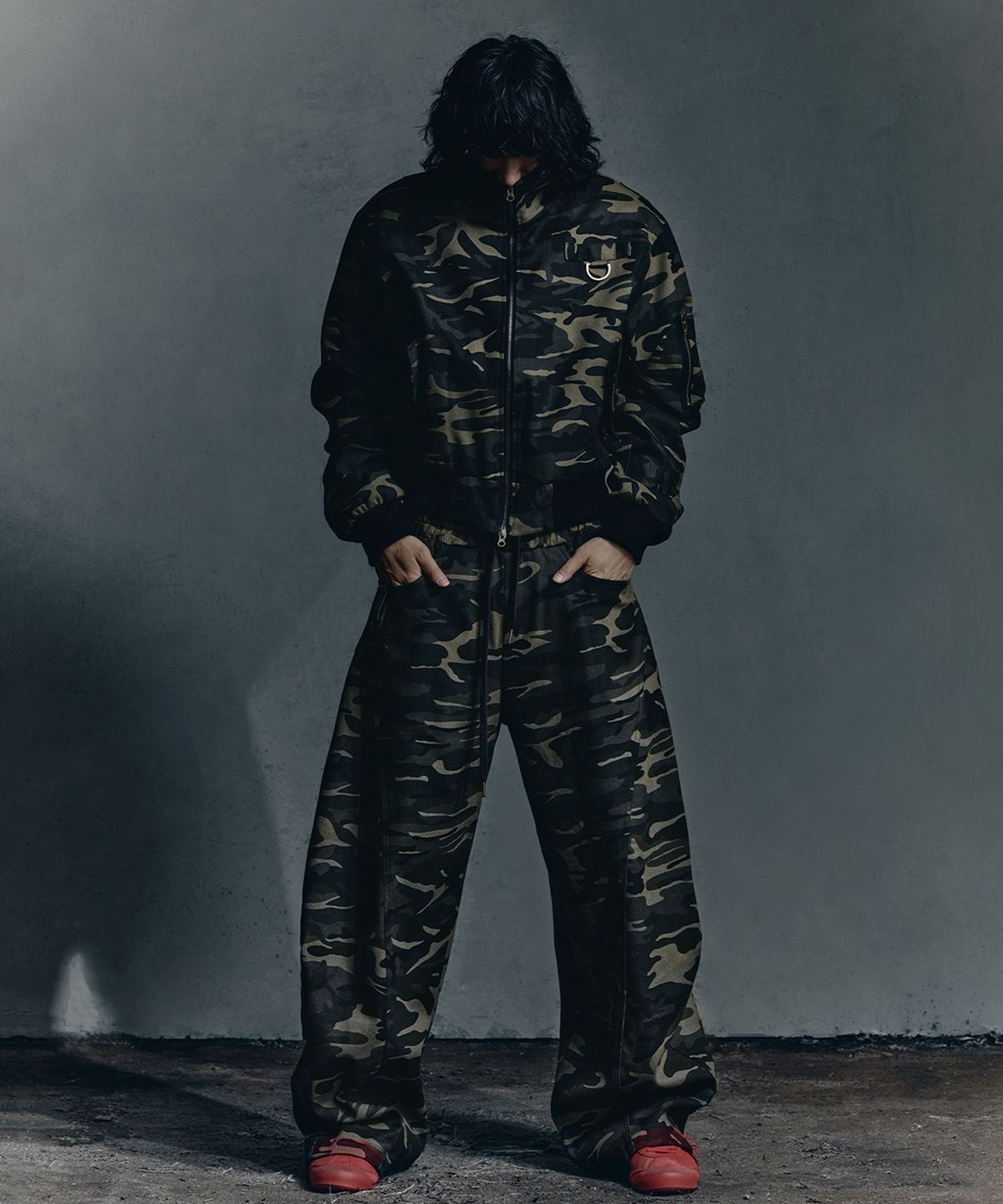 파이드(FIED) SCULPTOR 카모 JACKET PANT SET