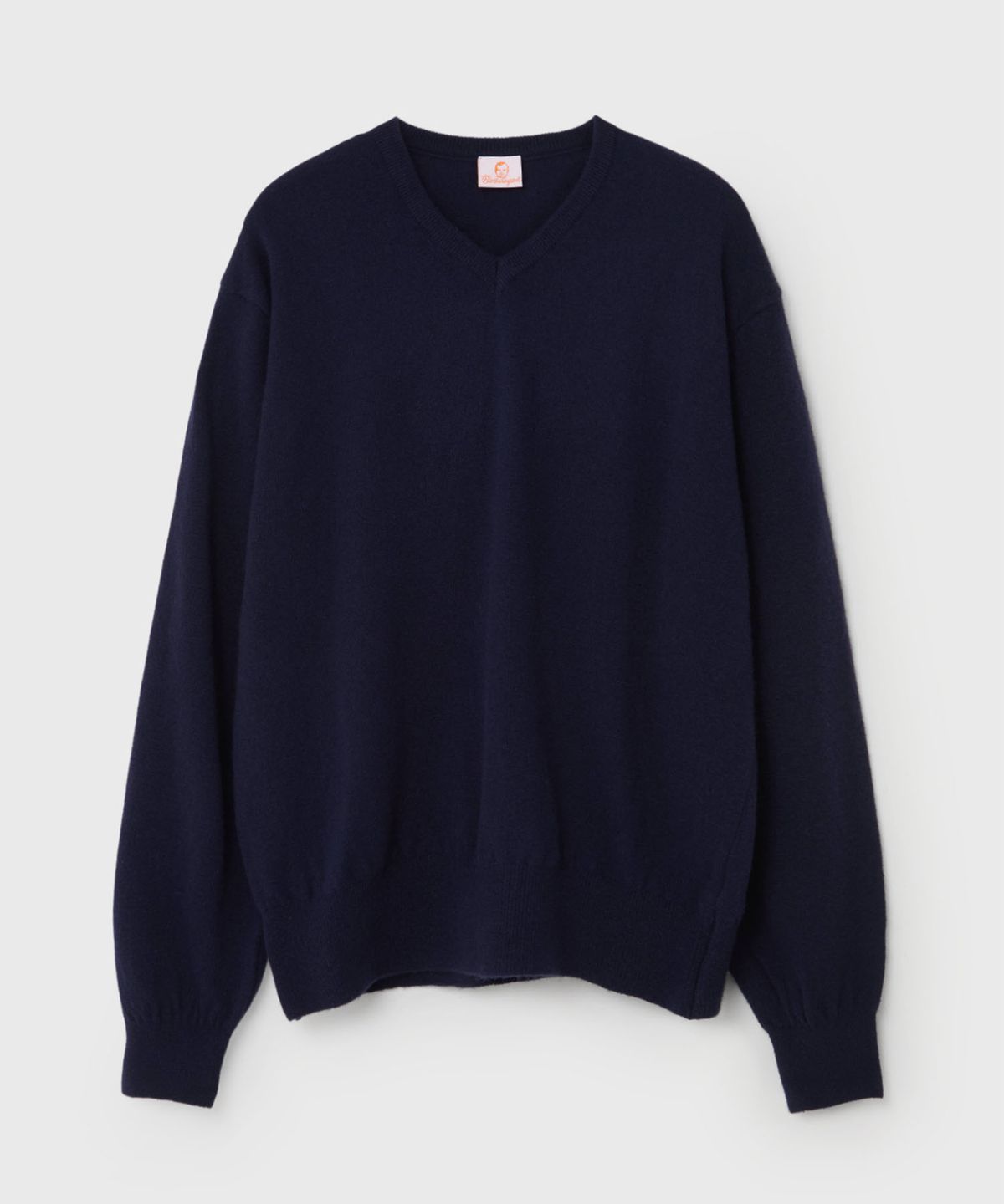 벌스데이수트(BIRTHDAYSUIT) SOFT CASHMERE V-NECK KNIT (NAVY)