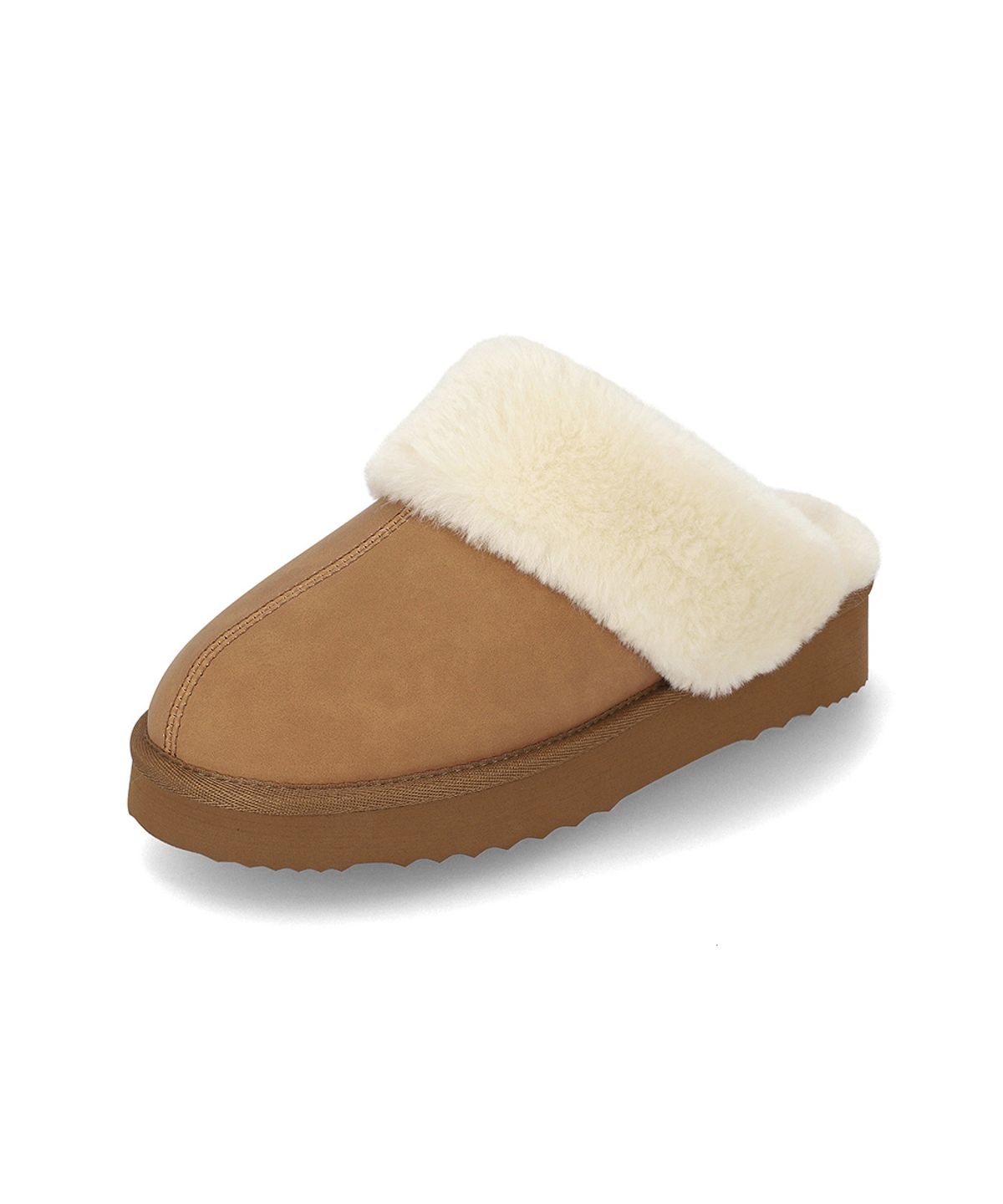 엘칸토(ELCANTO) 마쯔 여성 퍼 클로그 슬리퍼 3cm LCWC01M64V