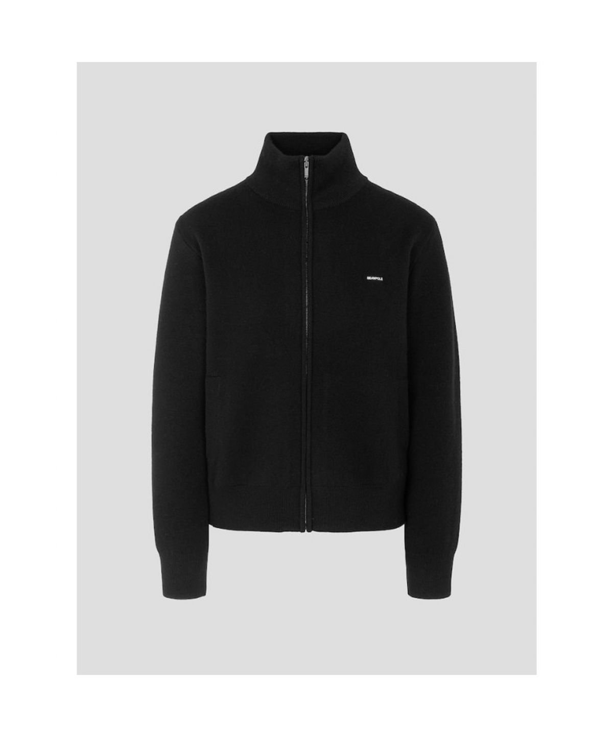 빈폴 레이디스(BEANPOLE LADIES) [Essential] 베러 핏 집업 니트  블랙 (BF695AE035)