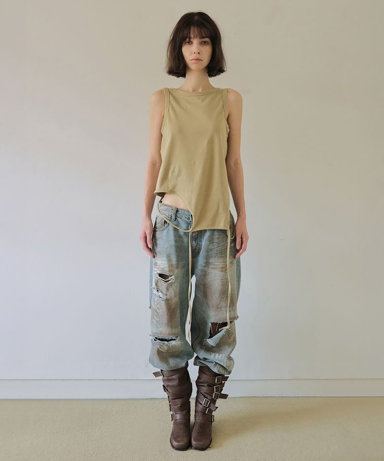 2-WAY SLEEVELESS TOP (BEIGE)