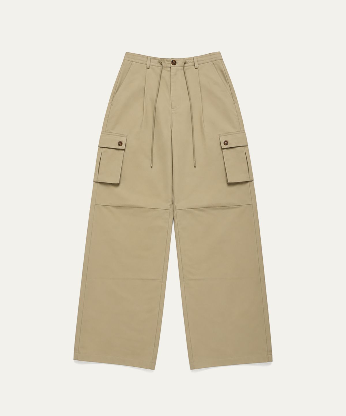 톤드(TONED) Roam cotton cargo pants (beige)