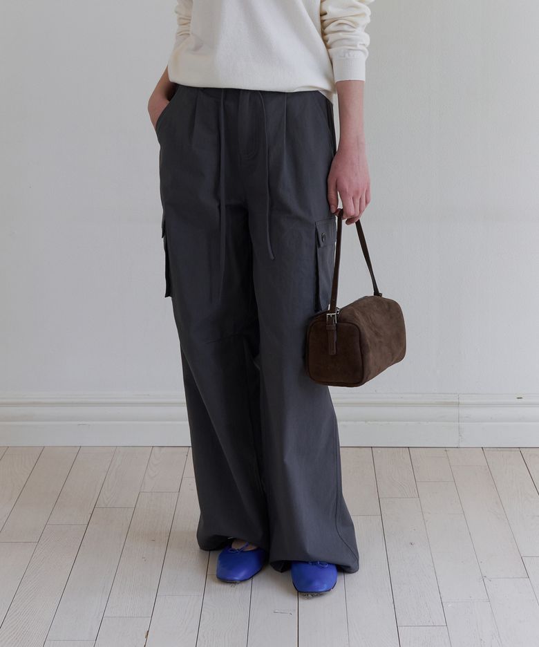 Roam cotton cargo pants (chacoal)
