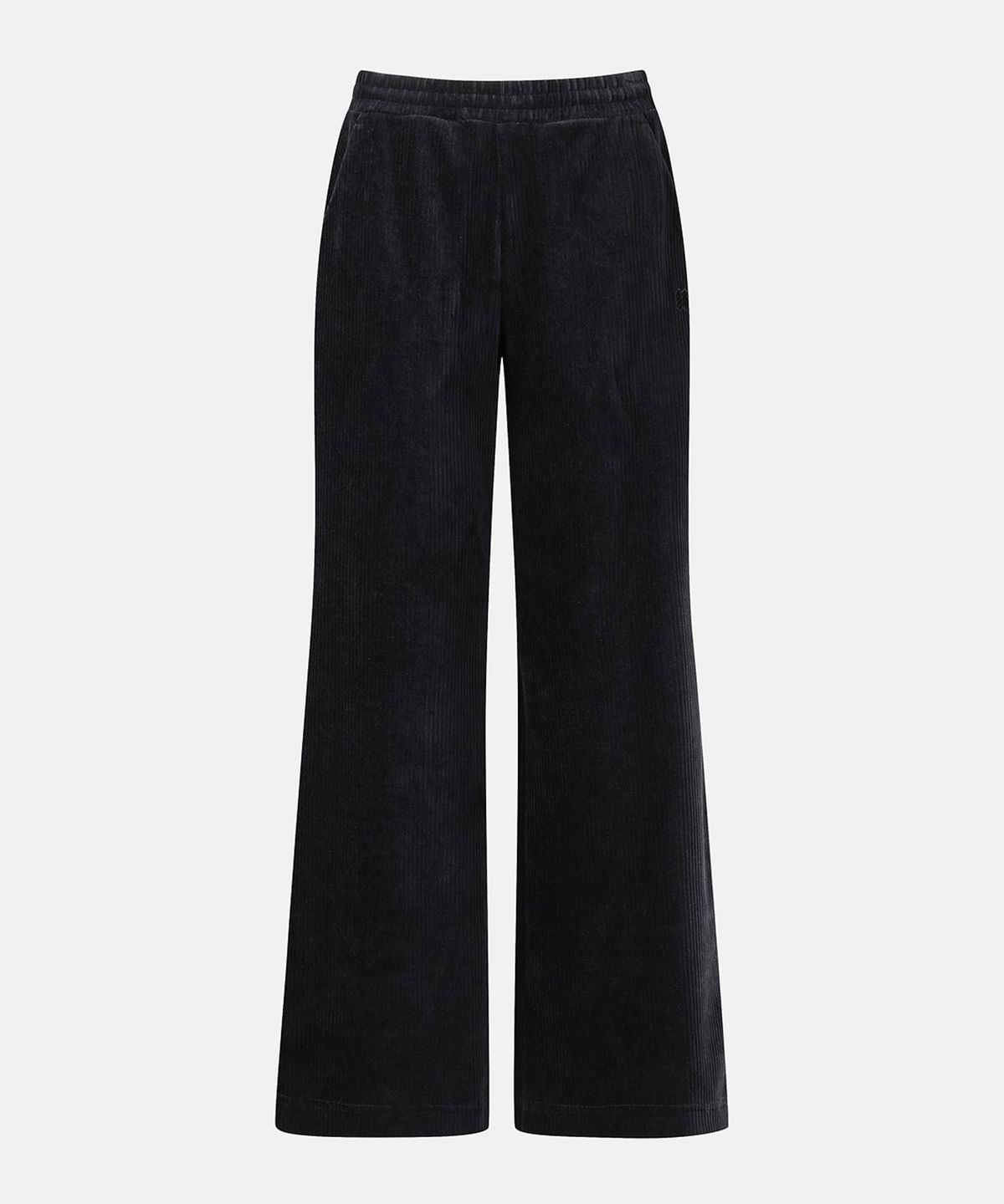 코오롱스포츠(KOLON SPORT) 여성 코듀로이 와이드핏 밴딩 팬츠 (SET-UP) TVPNW26592BLK