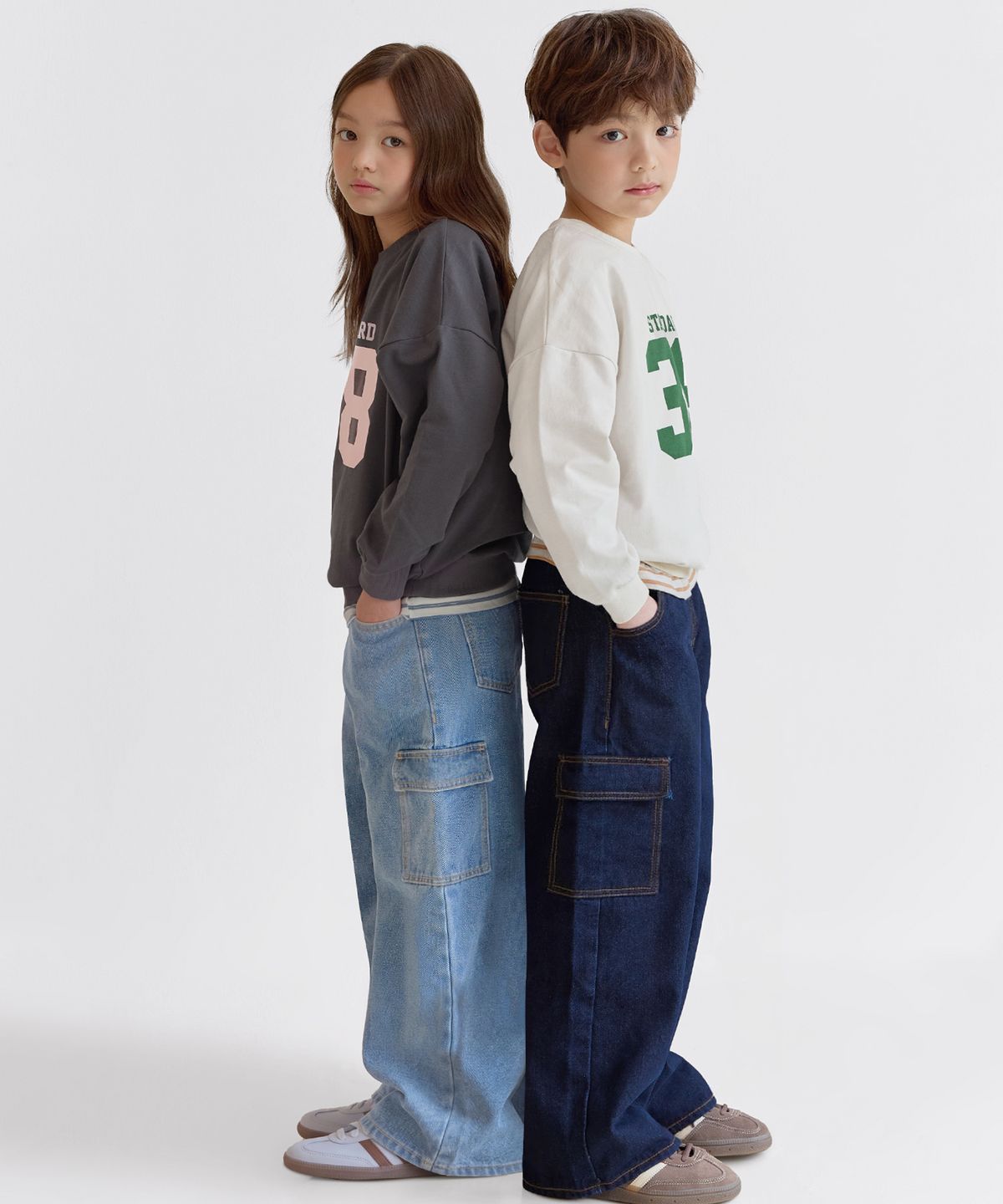 유니프랜드(UNIFRIEND) 데님 카고 팬츠