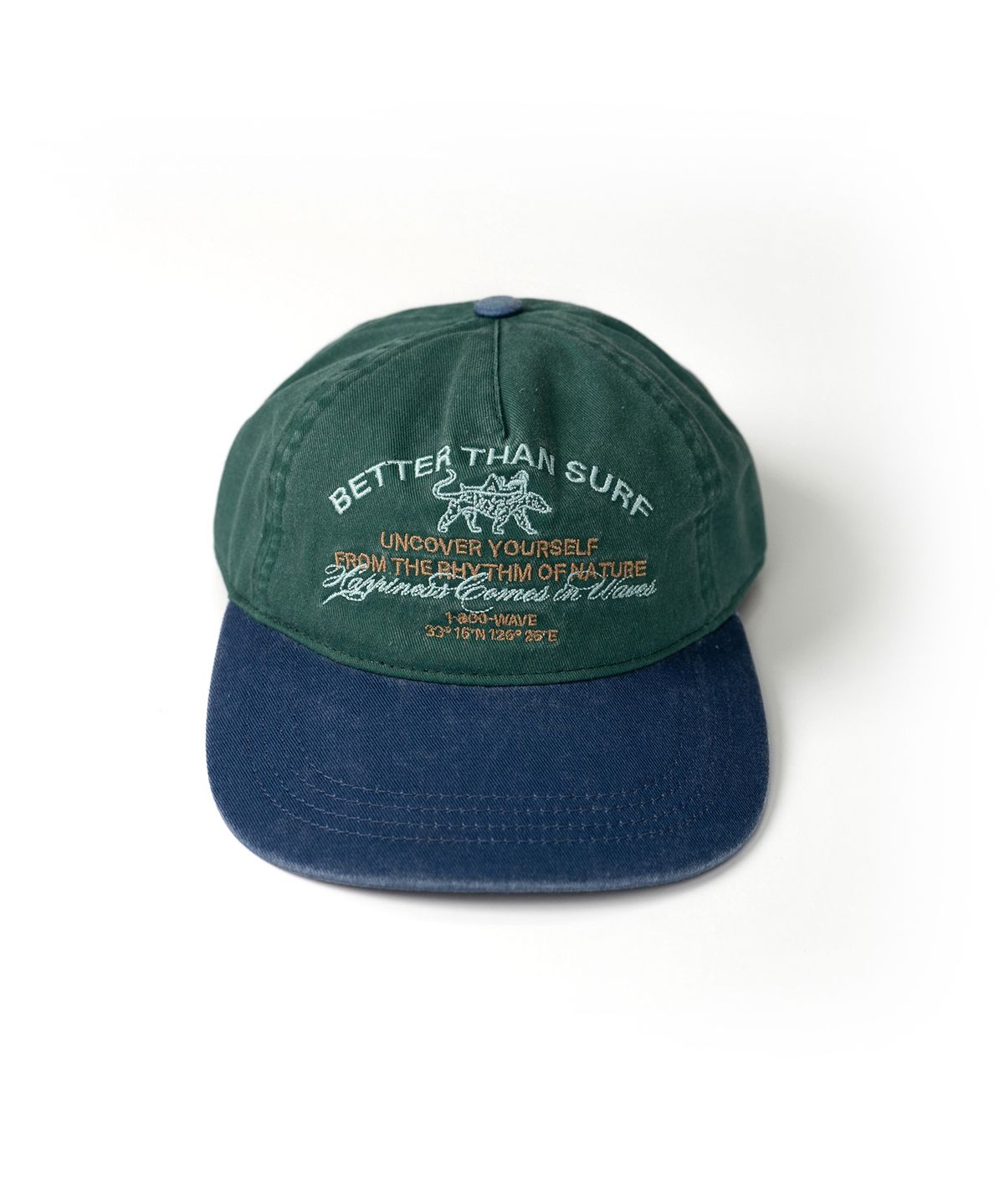 배러댄서프(BETTER THAN SURF) EUPHORIA COTTON CAP - DARK GREEN