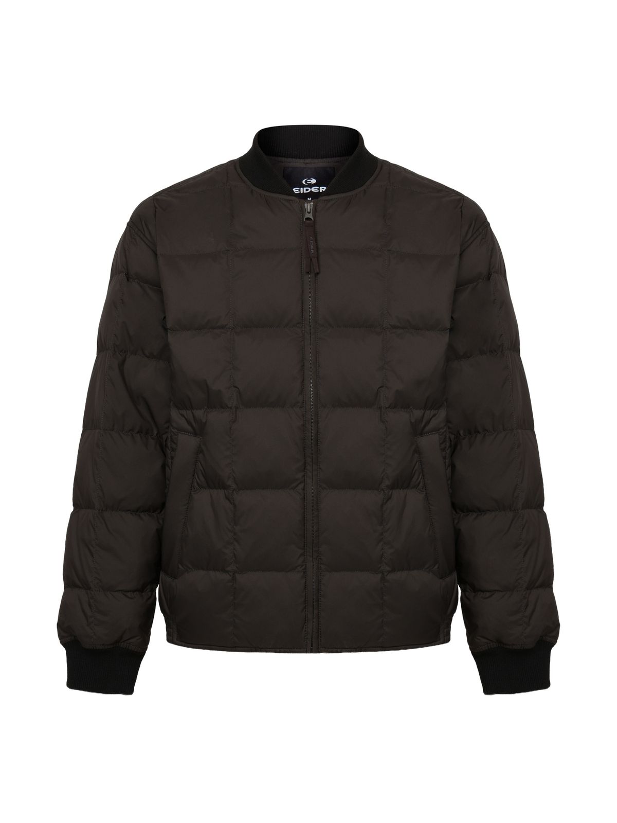 아이더(EIDER) THERMOLOCK (써모락) 남성 경량 블렌드 다운 바시티 자켓_Chocolate_DMU26545E9