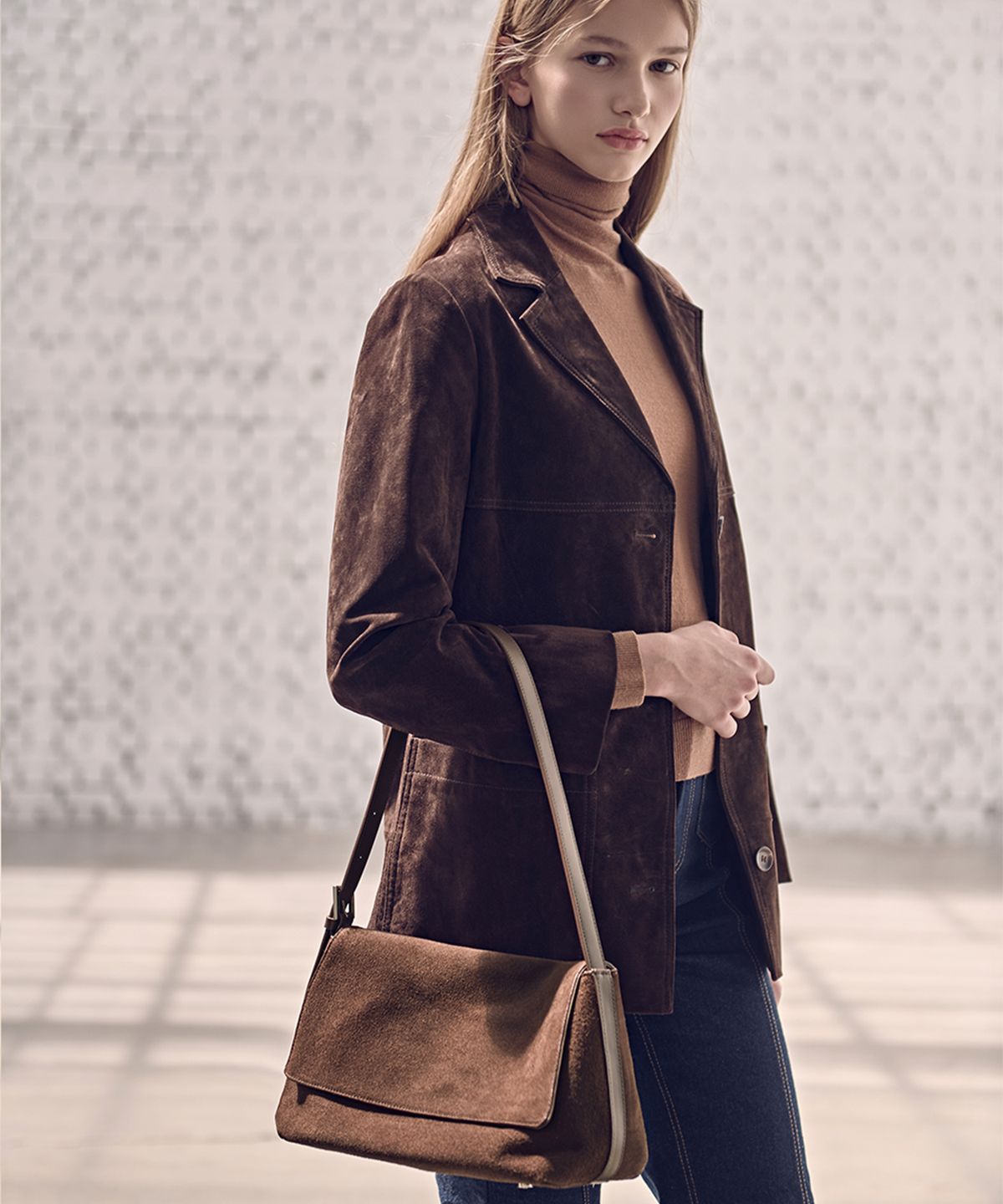 끌라베(CLAVE) VIANCA_Suede Brown
