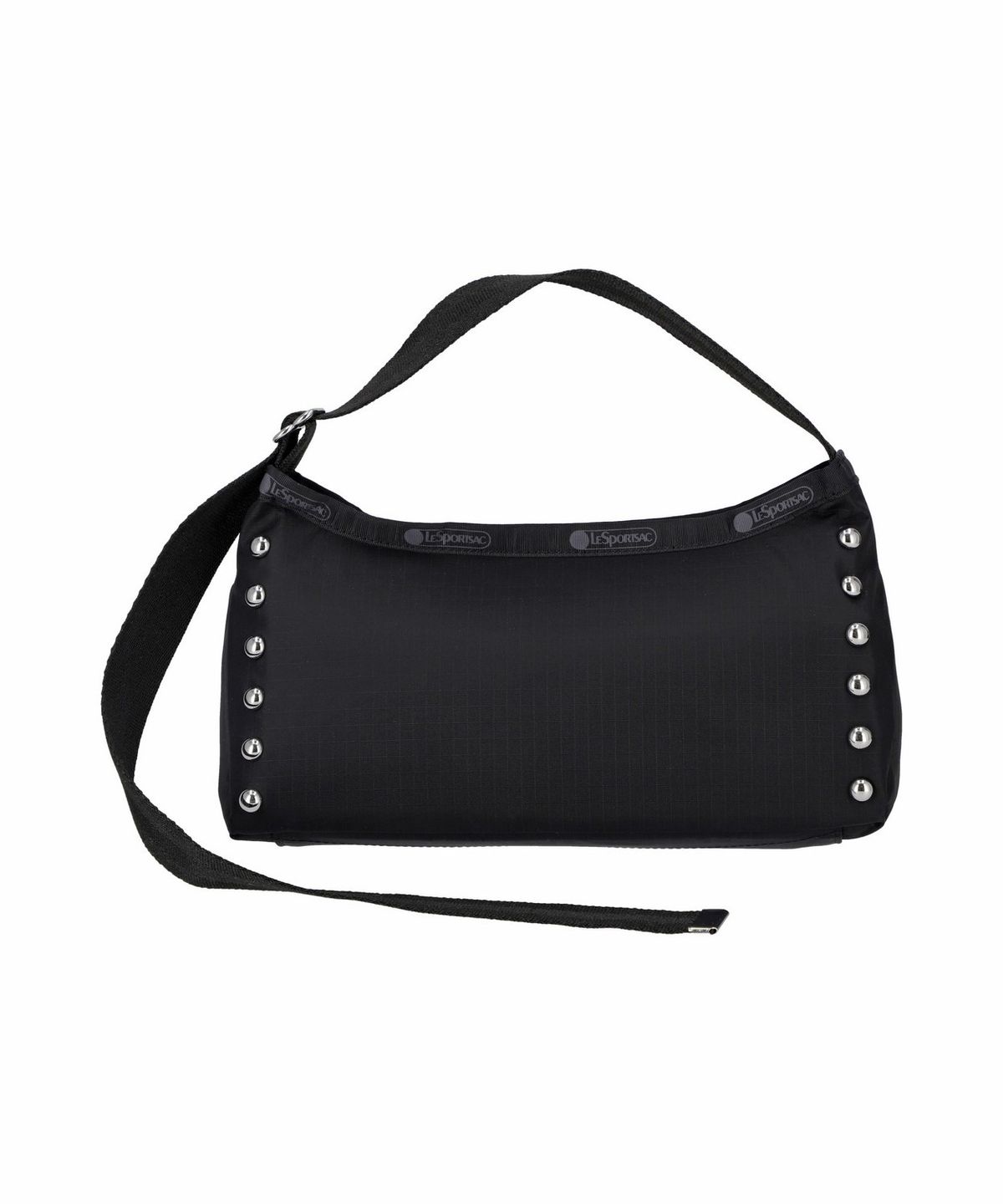 레스포색(LESPORTSAC) 블랙 스터드 E/W 스몰 숄더백 [2966.LE26]