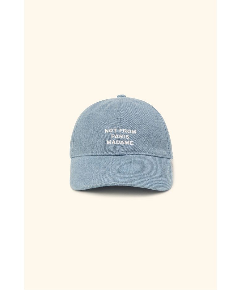 Denim Slogan Cap D4RAW26107BUX