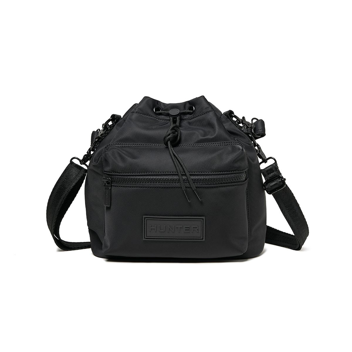 헌터(HUNTER) [UNISEX] 멀티 포켓 버킷백 - 블랙 HFUA705BBKBLK