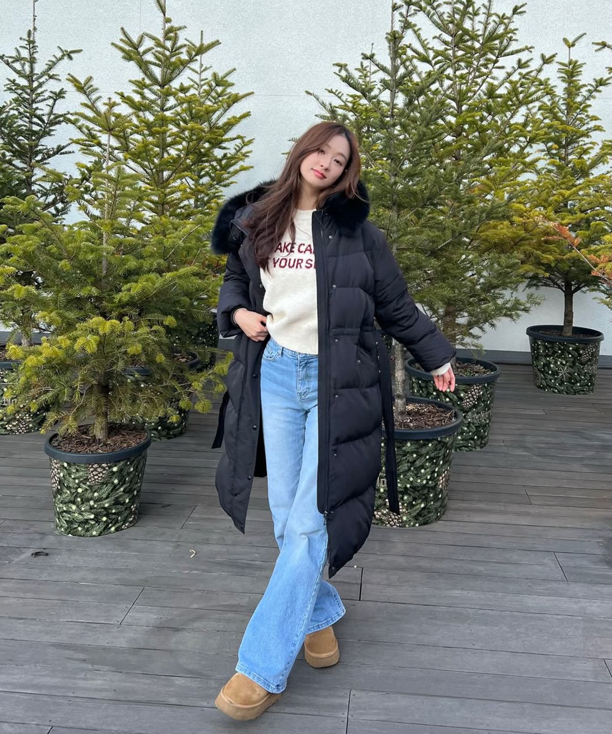 쥬시쥬디(JUCYJUDY) 폭스퍼머스코비롱다운 JZDJ726A
