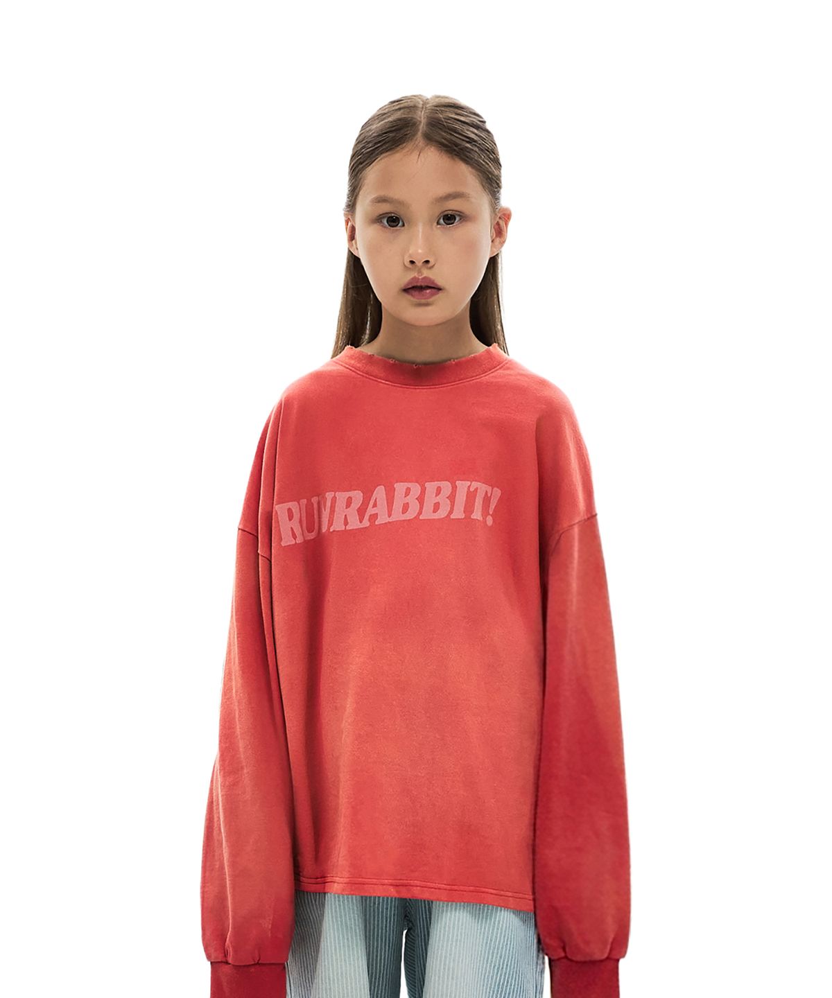 런레빗(RUNRABBIT) Rock VTG Tshirt Scarlet