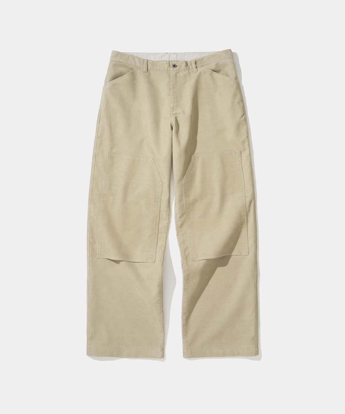 유니폼브릿지(UNIFORM BRIDGE) corduroy double knee pants beige