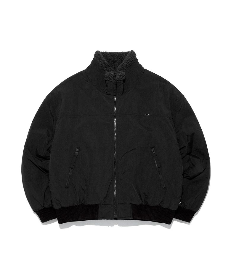 Reversible 헤비 플리스 자켓 블랙